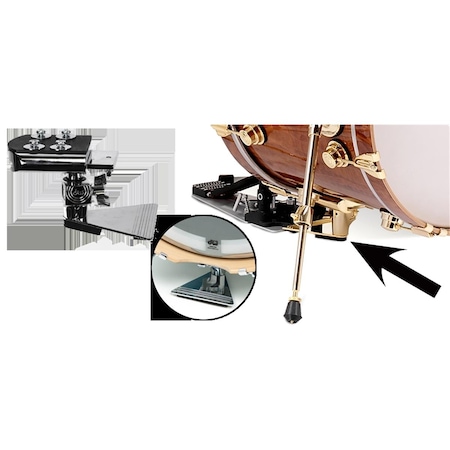 Drum Works Furniture Dl Lifter, Chrome DWCP9908CR